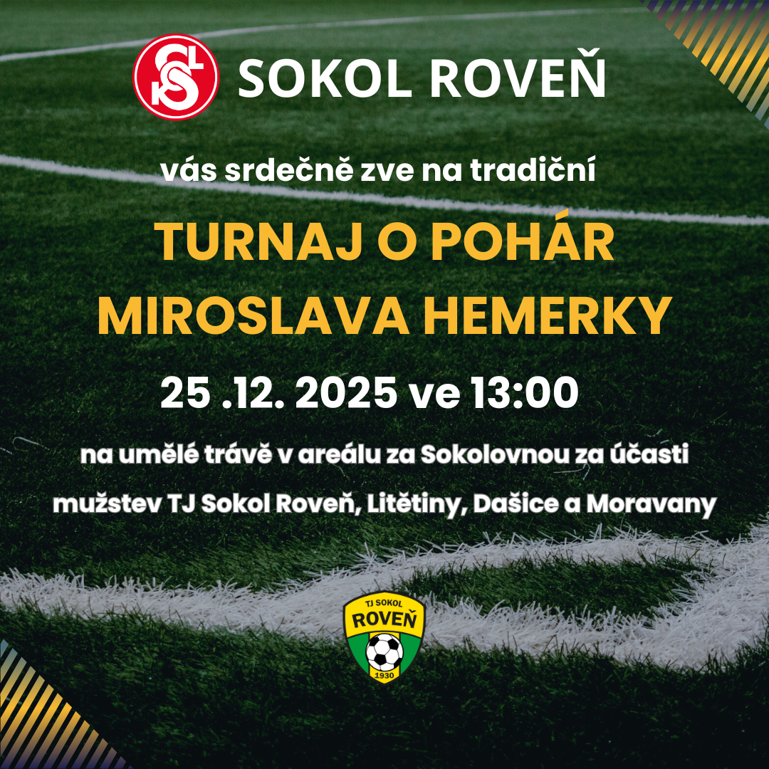 Turnaj o pohár Miroslava Hemerky 2025